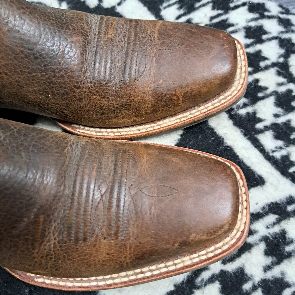 %Ariat Men's Sport Western Wide Square Toe Cowboy Boots 7.5 D15 - Picture 9 of 13